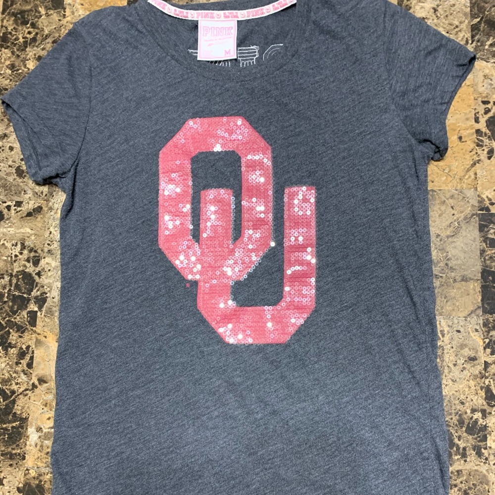 💘VICTORIA SECRET PINK OU SHIRT-SALE TODAY ONLY - Picture 1 of 5